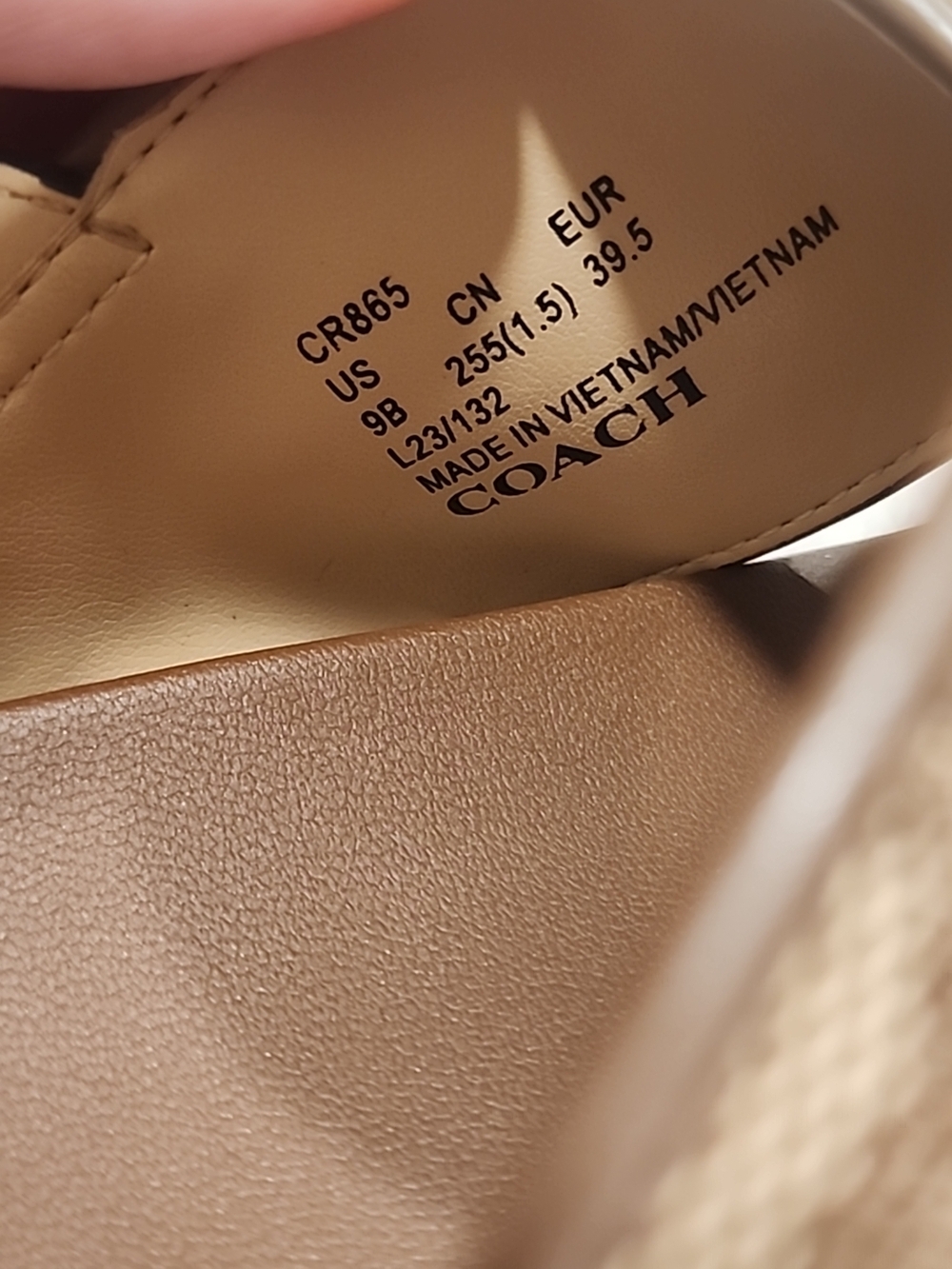 Coach Brown Signature Jacquard Crossband Slingback Sandals Sz 9b Excellent Cond. - Picture 7 of 7